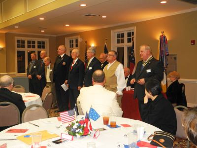 Swearing in the 2015 Officers of our Chapter